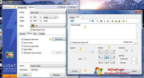 Ảnh chụp màn hình Light Image Resizer cho Windows 7
