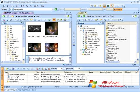 Ảnh chụp màn hình SmartFTP cho Windows 7