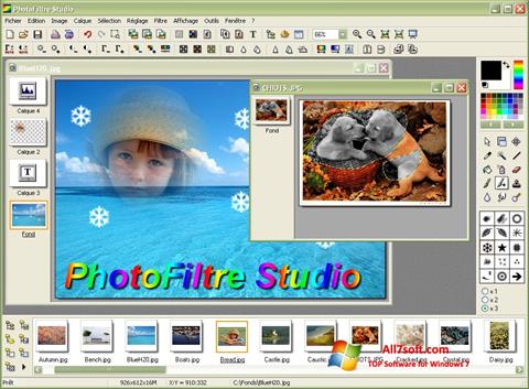 Ảnh chụp màn hình PhotoFiltre cho Windows 7