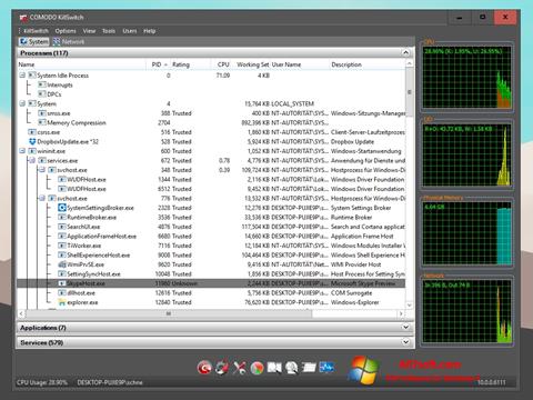 Ảnh chụp màn hình Comodo Cleaning Essentials cho Windows 7