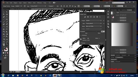 Ảnh chụp màn hình Adobe Illustrator CC cho Windows 7
