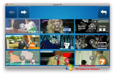 Ảnh chụp màn hình Crystal TV cho Windows 7