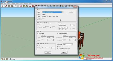 Ảnh chụp màn hình SketchUp Make cho Windows 7