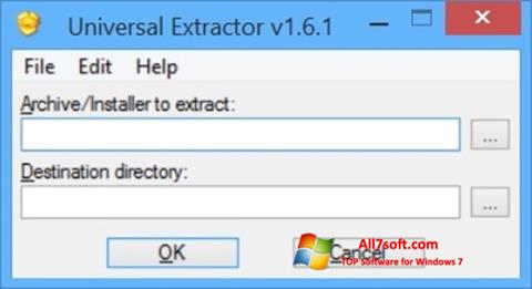 Ảnh chụp màn hình Universal Extractor cho Windows 7
