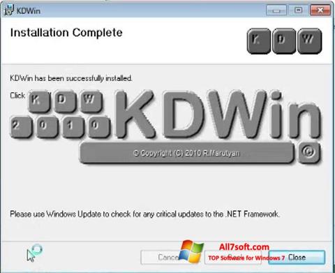 Ảnh chụp màn hình KDWin cho Windows 7