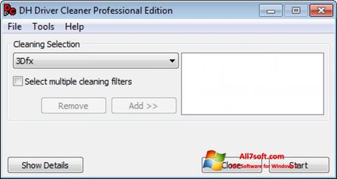 Ảnh chụp màn hình Driver Cleaner cho Windows 7