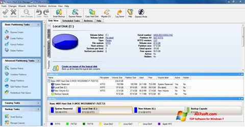 Ảnh chụp màn hình Paragon Hard Disk Manager cho Windows 7