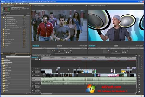 Ảnh chụp màn hình Adobe Premiere Pro cho Windows 7