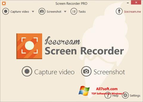 Ảnh chụp màn hình Icecream Screen Recorder cho Windows 7