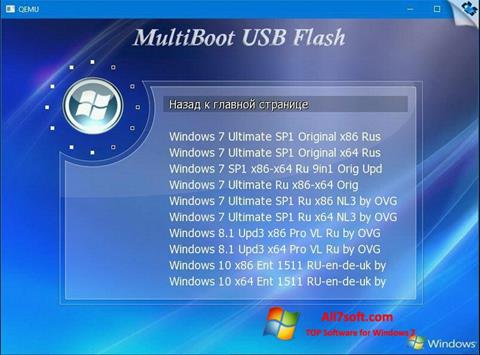 Ảnh chụp màn hình MultiBoot USB cho Windows 7
