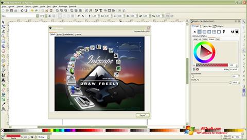 Ảnh chụp màn hình Inkscape cho Windows 7