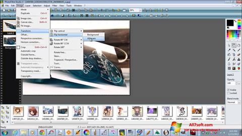 Ảnh chụp màn hình PhotoFiltre Studio X cho Windows 7