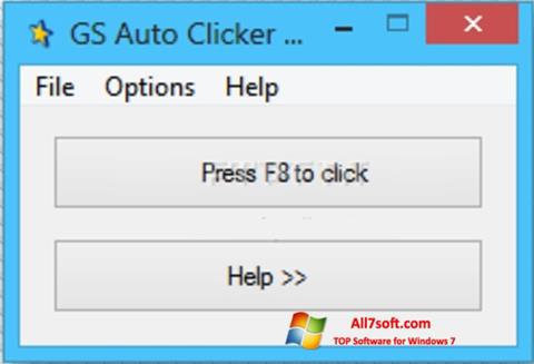 Ảnh chụp màn hình GS Auto Clicker cho Windows 7