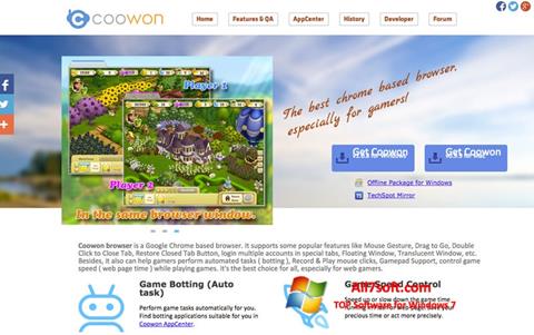 Ảnh chụp màn hình Coowon Browser cho Windows 7