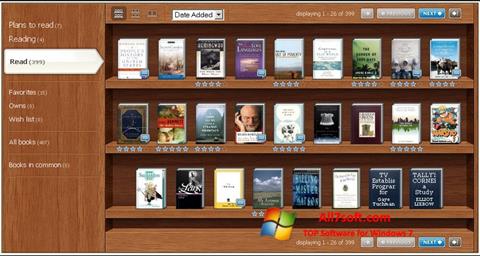 Ảnh chụp màn hình Bookshelf cho Windows 7