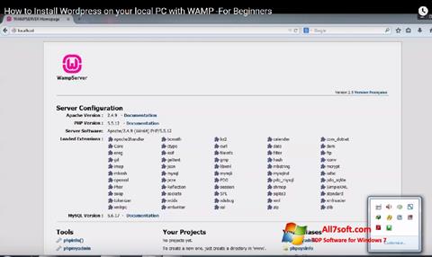 Ảnh chụp màn hình WampServer cho Windows 7