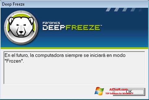 Ảnh chụp màn hình Deep Freeze cho Windows 7