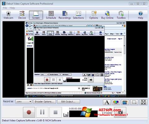 Ảnh chụp màn hình Debut Video Capture cho Windows 7