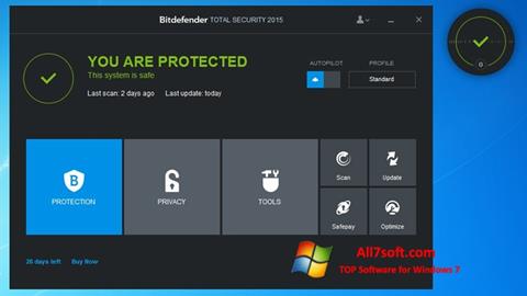 Ảnh chụp màn hình Bitdefender cho Windows 7