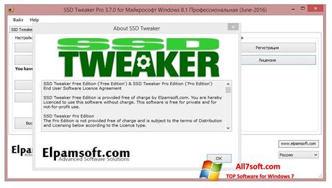Ảnh chụp màn hình SSD Tweaker cho Windows 7