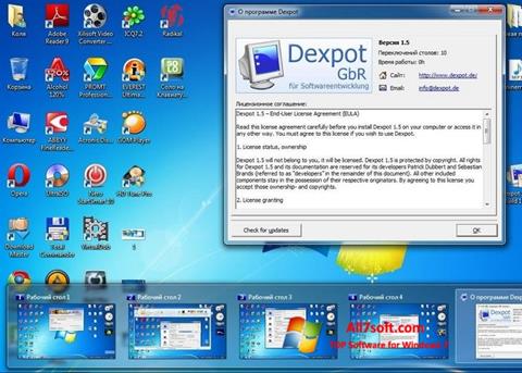 Ảnh chụp màn hình Dexpot cho Windows 7