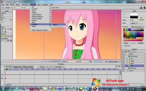 Ảnh chụp màn hình Anime Studio cho Windows 7