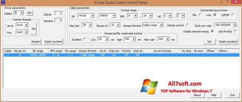 Ảnh chụp màn hình Virtual Audio Cable cho Windows 7