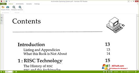Ảnh chụp màn hình Hamster PDF Reader cho Windows 7