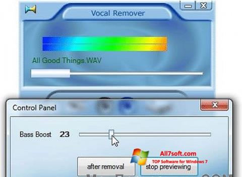 Ảnh chụp màn hình Yogen Vocal Remover cho Windows 7