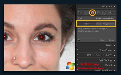 Ảnh chụp màn hình Red Eye Remover cho Windows 7