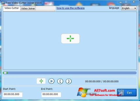 Ảnh chụp màn hình Free Video Cutter cho Windows 7