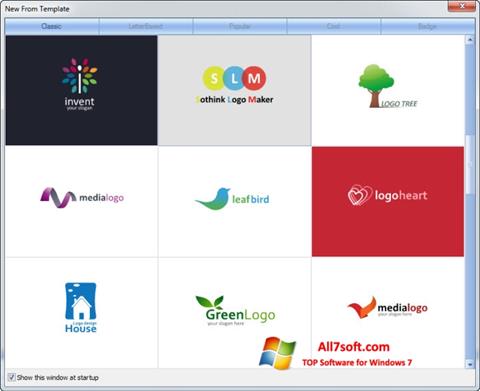 Ảnh chụp màn hình Sothink Logo Maker cho Windows 7
